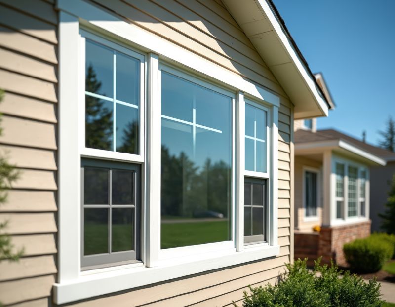 Exterior View of a Residential Window